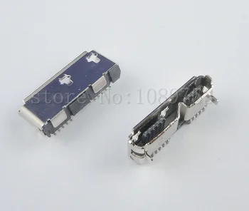 100Pcs 10Pin Micro USB 3.0 Female SMD SMT Socket PCB Soldering Connector Copper