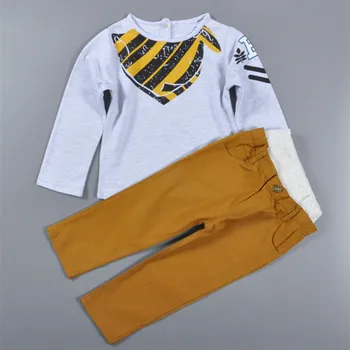 Boys Clothing Sets Kids Clothes Ropa Mujer Children Clothing set for spring and Autumn T-shirt + Pants suits clothes
