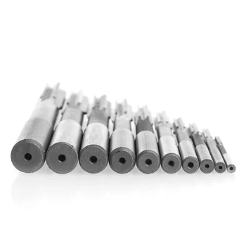 10Pcs/Set HSS Straight Shank Chucking Reamer Milling Cutter Tool 3-12mm