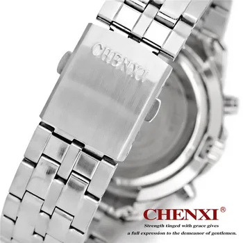 2017 Fashion CHENXI Casual Watch Stainless Steel Men Fashion Watches Men Quartz Wristwatch Relogio Masculino