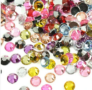 Promotion 2mm 2.5mm 3mm 10000pcs Mixed Colors Flatback Rhinestones Resin Strass DIY 3D Nail Art Decorations Beads Stones