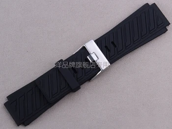 30mm(22mm Watch Lug) Soft Silicone Rubber Diver Watch Band Strap