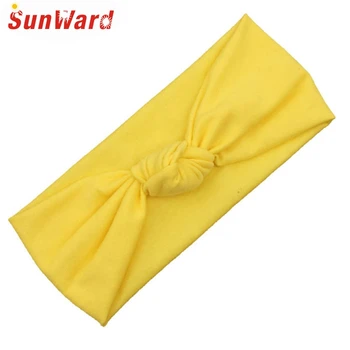 SunWard Newly Design Cute Girls Kids Bow Hairband Turban Knot Headwear Hair Accessories Aug4 Drop Shipping