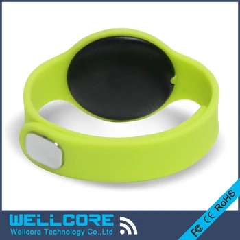 NRF51822 WristBand Ibeacon Silicone Ibeacon Bracelet Customizable CC2640 chip/Temperature sensor/accelerator
