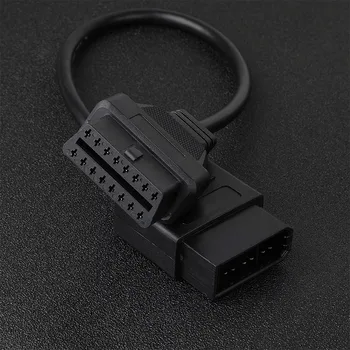 For Nissan 14 Pin 14Pin Consult Male to OBD 2 OBDII DLC 16 Pin Female For Nissan 14Pin Interface Car Diagnostic Converter Cable