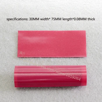 18650 lithium battery package casing bright transparent color heat shrinkable sleeve battery battery sheath of PVC heat shrinkab