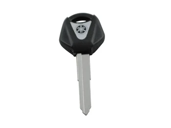 BLACK Single Trough key For YAHAMA Motorcycle key blank with blade YZF R1 R6 FZ1 FZ4 FZ6 FZ8 XJ6 XJR