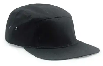 6pcs/Lot Fine Plain Black 5 Panel Cotton Baseball Caps for Men and Women Strapback Flat Bill Hats for Spring Fall Wholesale Hats
