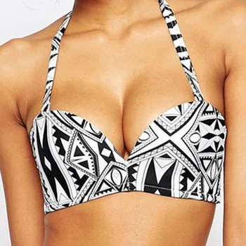 Plus Size S-XL Women Bandage Bikini Set Push-up Padded High Waist Swimsuit Bathing Suit Swimwear New