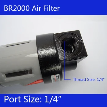 1/4'' BF2000 Air Source Treatment Pneumatic Component Filter