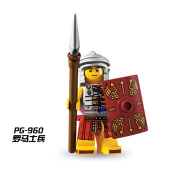 One piece star wars superhero The Roman soldiers building blocks lepin action sets model bricks Baby toys for children