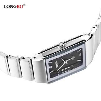 New Women Dress Watches Fashion Watches Men Luxury Brand Square Dial Fashion Casual Lover Couple Full Steep Strap Watches