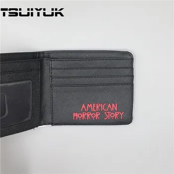 2017 HOT TV Movie Wallet American Horror Story Card Money Bags Unisex slim wallet Men Women wallet leather