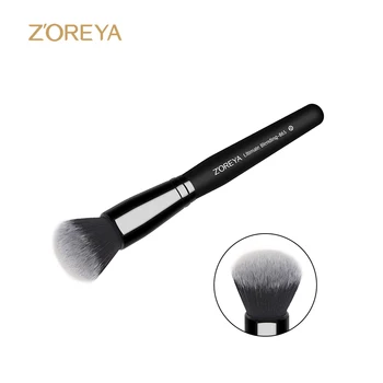 Zoreya Brand Nylon Hair Cosmetic Powder brushes make up brushes women Ultimate Blending Brushes for black