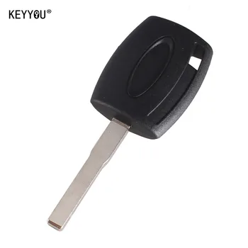 KEYYOU Transponder Key case shell for Ford Fiesta Mondeo Focus C-Max S-Max Galaxy Kuga HU101