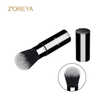 Zoreya Brand New arrive Expansion Black Synthetic Hair brush professional women Retractable makeup Brush tools Powder Brush
