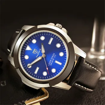YAZOLE Brand Quartz Watch Mechanical Army Wrist Watches Men's Sports Watch Luminous Green Ghost YD372