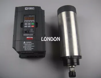 CNC spindle kit ER16 1.5KW air cooling spindle+1.5KW VFD inverter