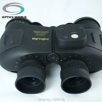 Genuine original Naval Nikula 7x50 w18 Rangefinder binoculars Waterproof nitrogen with Compass night vision nautical telescope