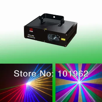 Full Color 1W RGB Laser Projector Stage Light DJ Dance Party Lighting