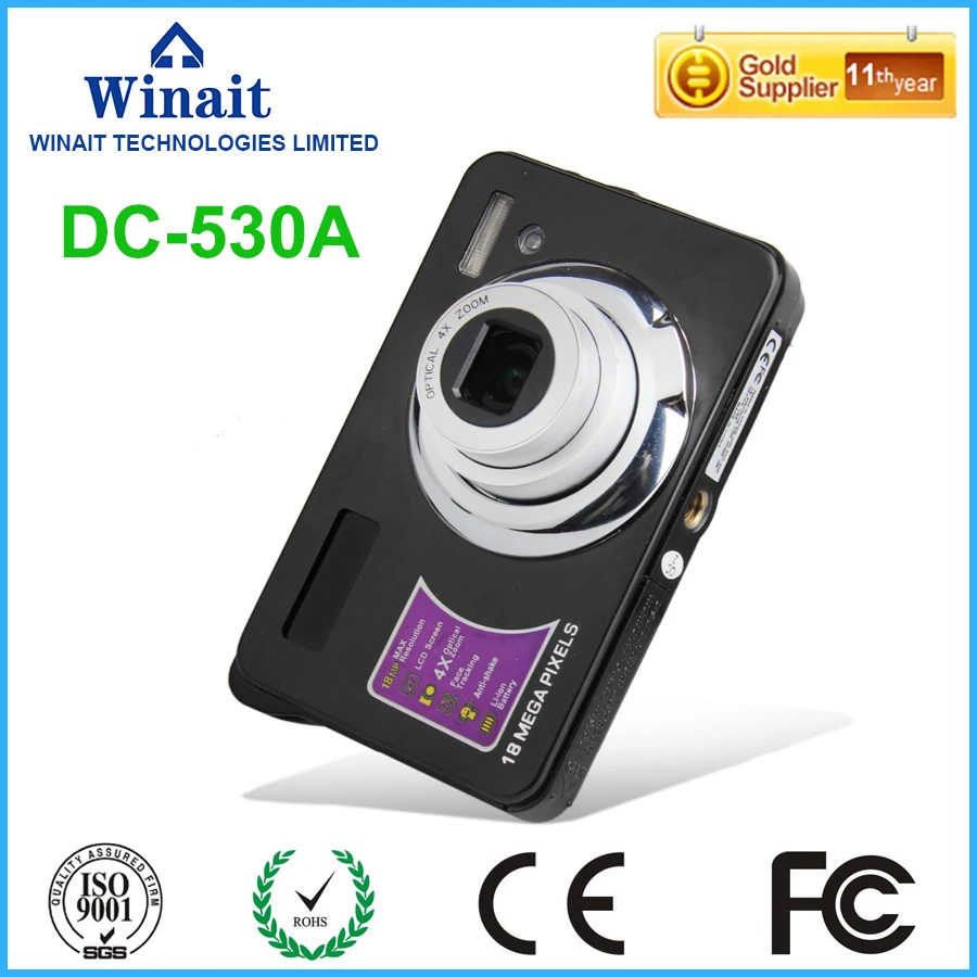 Ping 15mp digital camera DC-530A 3X optical zoom telescopic lens digital video camcorder ping