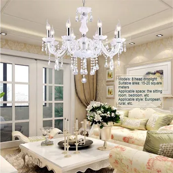 2017 LED Crystal Chandeliers Light Living Room Bedroom Droplight Pendant LED Ceiling Lamp Hanging Lamp