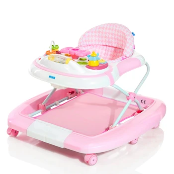 Hot Selling Children Baby Walker Multifunctional Anti Rollover U-shaped Multifunctional Baby Walkers With Music Plate