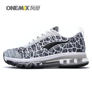 ONEMIX Man Running Shoes For Men Nice Run Athletic Trainers Black Zapatillas Sports Shoe Max Cushion Outdoor Walking Sneakers