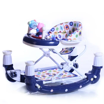 Hot Selling Baby Walker 7 to 18 Months Baby Scooter Rollover Prevention Multifunctional Children U Type Foldable With Music