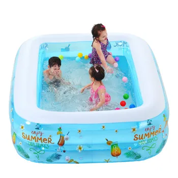 Thicker version deluxe edition 2 meters large family luxury inflatable swimming pool game pool children's play pool