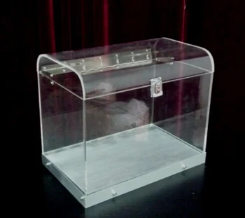 Crystal Money Chest,Empty Box Appearing Money - Magic Tricks, Stage,Professional,Illusion,Gimmick,Props,Comedy