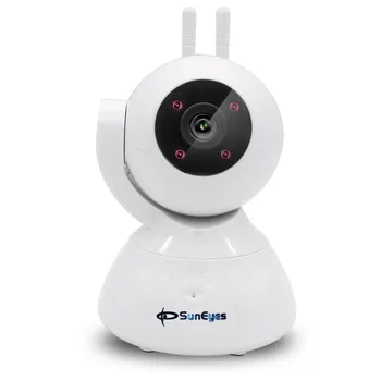 SunEyes SP-S702WA 720P HD Alarm P2P IP Camera Wireless Two Way Audio Support 433HZ Alarm Devices One Key Setup Wifi and Alarms