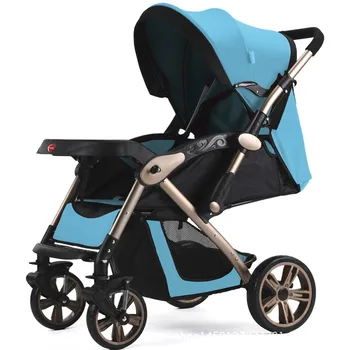 Fashion Star Twin Stroller Portable Shockproof Baby Pram Can sit Lying Folding Strollers for baby