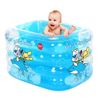 Baby Large Swimming Pool Inflatable SwimmingPpool Square Play Water Pool Children's Play Games Pool at A Sale