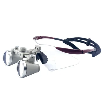3.0 X Dental Medical Loupes Optical Glasses 360-460mm Working Distance with Dual Shot and Better Optical Coating