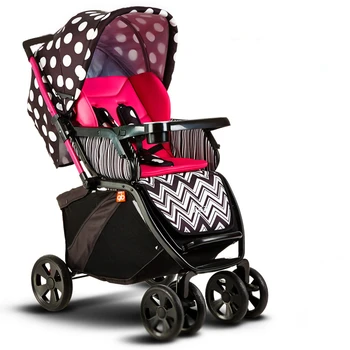 New Design Colourful Baby Stroller High Landscape Shockproof Widen Seat Baby Car Foldable Prams And Pushchairs