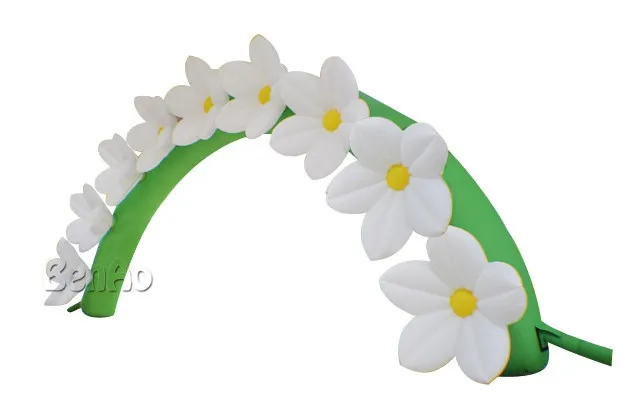 R187 +Blower inflatable flower arch inflatable wedding arch for event