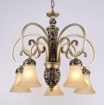 Multiple Chandelier Lights Fashion vintage antique 5 heads classical iron residential lighting ZZP