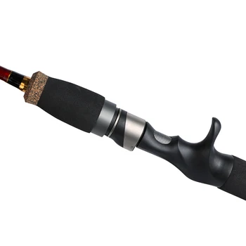 Goture Red Fishing Rod Carbon Fiber 2.1M/2.4M Power M Baitcasting Rod Lure Rod For Sea Fishing