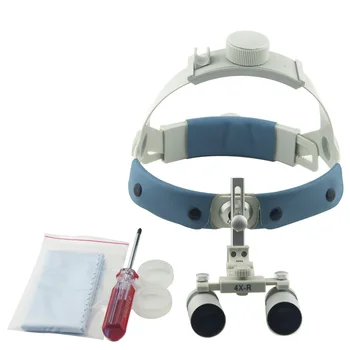 4.0X Mignification Dental Headband Loupes Dentist Medical Surgical Magnifier magnifying glasses 360-460mm Working Distance