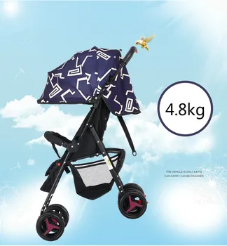 Cartoon Light weight Baby Stroller Portable Folding Strollers Shockproof Baby Car Pushchairs Prams for Newborns C01