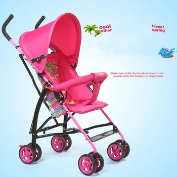 Super Light Weight Portable Folding Easy Baby Stroller Shockproof Baby Pram Summer Baby Car Easy To Carry