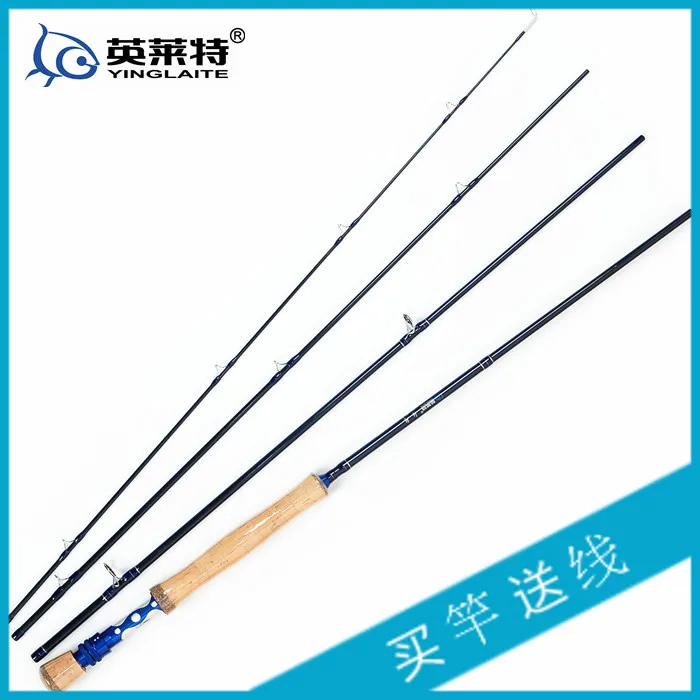 9 feet 4 section size 7/8 carbon fly fishing rod