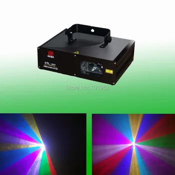 New! 2W RGB DMX512 Control Lighting Laser Projector Stage Party Show Disco Stage Light Dj Controller,