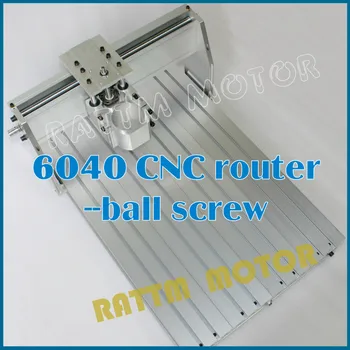 From UK&Free Tax 6040 CNC router Frame milling machine mechanical kit ball screw