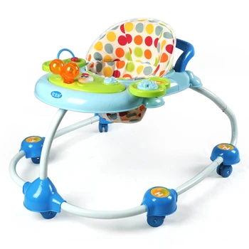 U Type Baby Walker Portable Light Baby Toddler Car Anti Rollover Folding Music Toys Plate Baby Driving Scooter