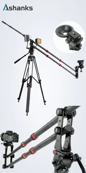 Ashanks Photography MINI jib crane Carbon Fiber Portable Pro DSLR Video Camera Jib Arm Crane Standard Version+Bag
