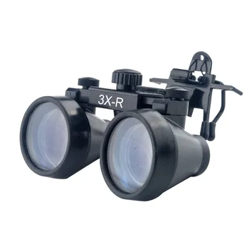Clip-on Loupes Ultra-Light Binocular 3.0 x 360-460mm Working Distance Dental Medical Surgical Use - No Glasses