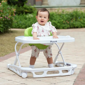 Baby Walker 7 to 18 Months Baby Scooter Rollover Prevention Multifunctional Children U Type Folding Walkers