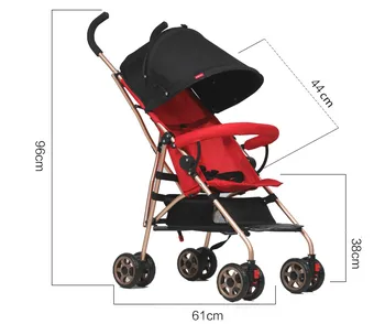 Hot Selling 4kg Super Light Weight Baby Stroller Portable Folding Baby Car High Landscape Baby Prams for Newborns